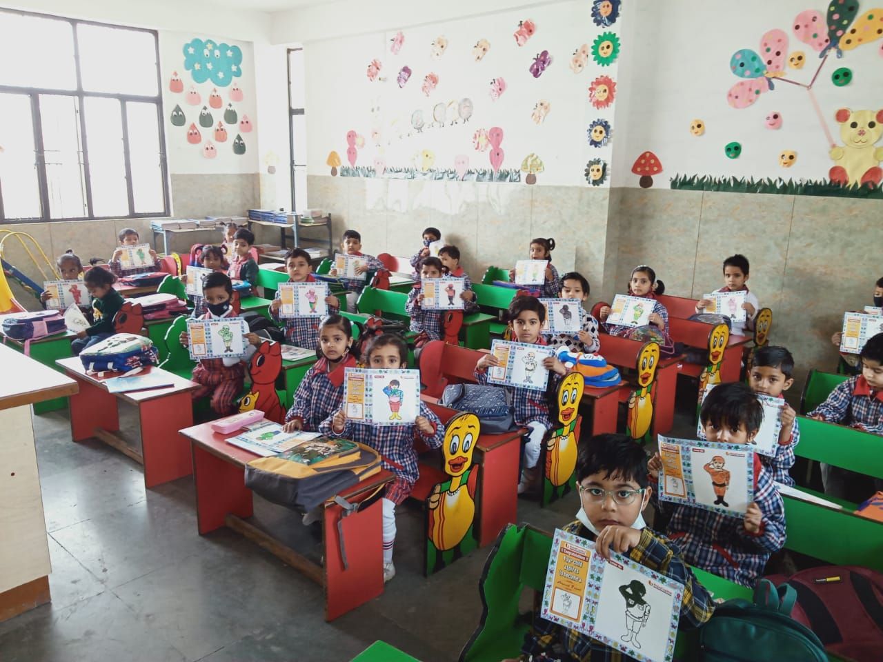 Classroom activity at LBA Schools