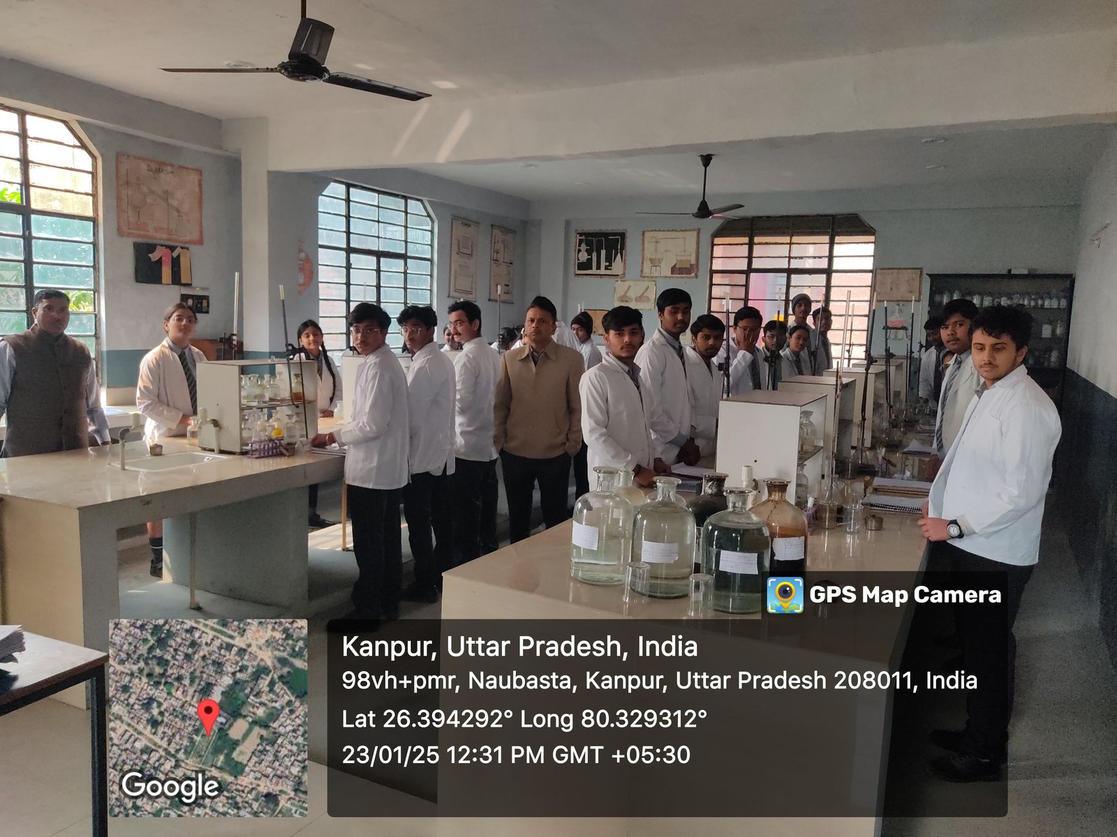 Science lab session at LBA Schools